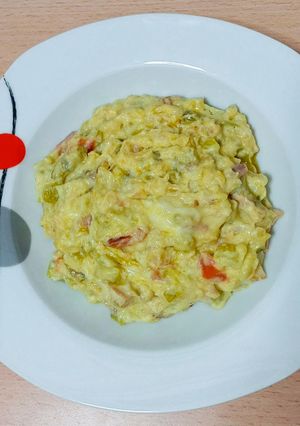 Una foto de Espectacular y riquísima receta de calabacín con bacon 🥓