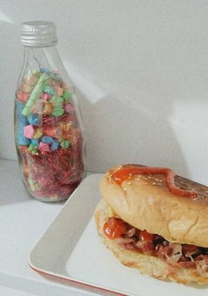 Foto resep Sandwich isi ala Roti John #BikinRamadanBerkesan
