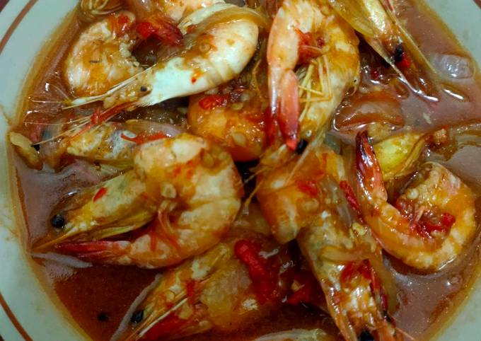 Resep Tumis Udang Pedas Gurih Oleh Nurul Fauzi Putri Cookpad