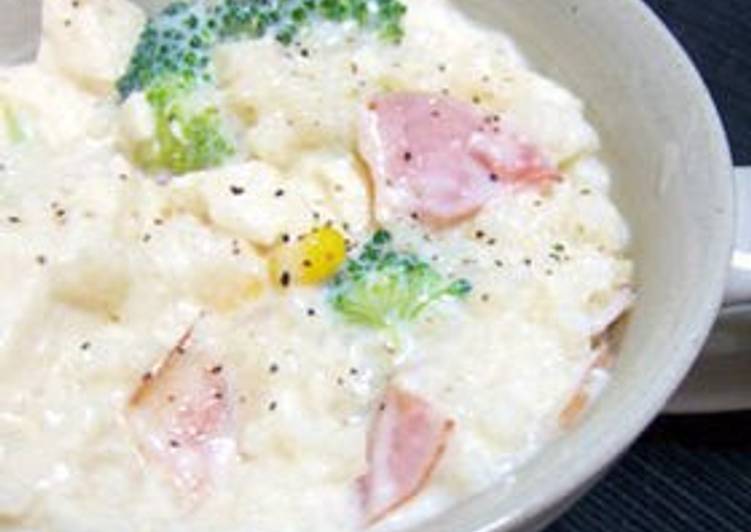 Steps to Make Homemade Diet-Friendly Soy Milk Risotto with Tofu
