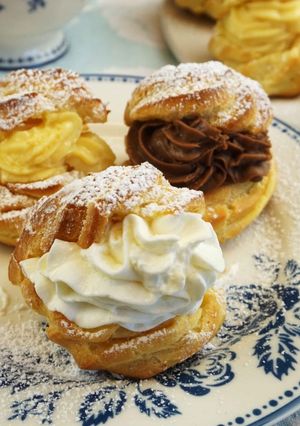 Una foto de Masa para profiteroles y palos