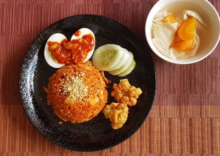 Easiest Way to Prepare Ultimate Kimchi Fried Rice