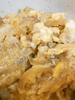 A picture of Easy Fluffy Katsudon with Leftover Tonkatsu.