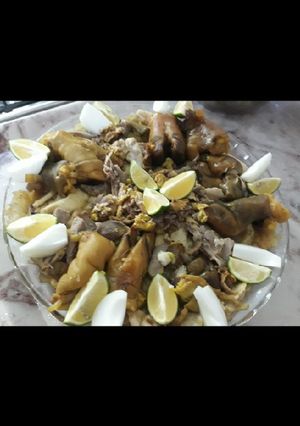 صورة لوصفة الباجة العراقية الرهيييييبة😍