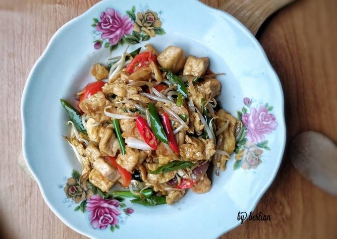 Resep Tumis Tauge Tahu Telur Oleh Berlian Soewandono Cookpad