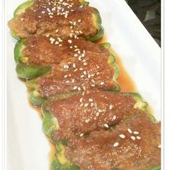 A picture of Teriyaki Meat-Stuffed Peppers.