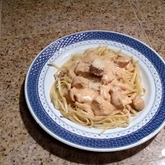 A picture of Cheesy Chipotle Chicken Pasta.