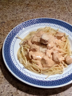 A picture of Cheesy Chipotle Chicken Pasta.
