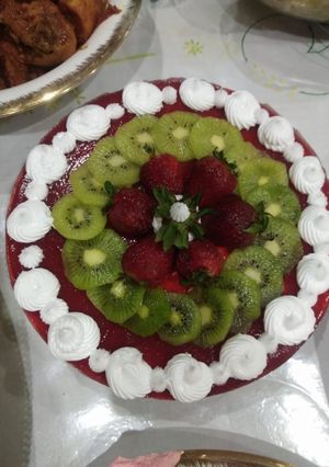 A picture of Strawberry cream dessert.