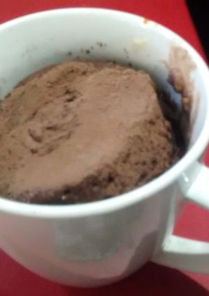 Una foto de Pastel de taza de chocolate☕