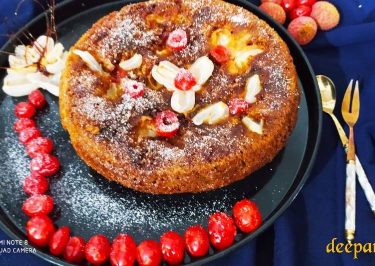 Recipe of Perfect Lichi_Upside_down_Cake