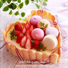 A picture of White Chocolate No-Bake Cheesecake.