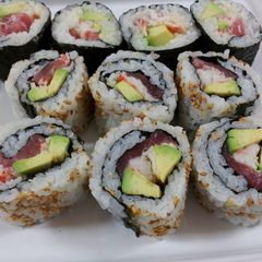 California Roll with Raw Tuna A picture of California Roll with Raw Tuna.