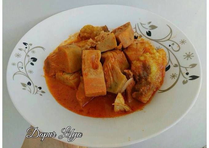 Wajib coba! Resep enak buat Gulai Cubadak (Nangka)  enak