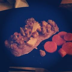 A picture of Apple Stuffing Pork Chops.
