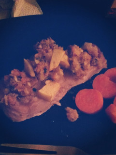A picture of Apple Stuffing Pork Chops.