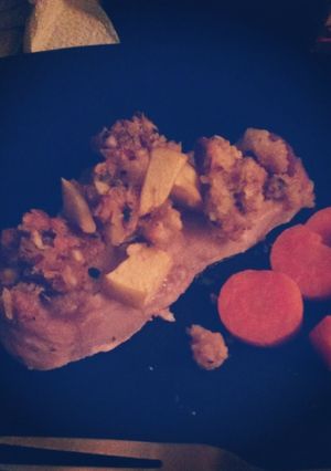A picture of Apple Stuffing Pork Chops.