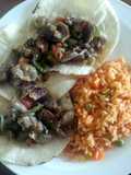 Sonia's Chicken Gizzards and Hearts Tacos