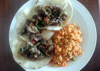 The New Way Cooking Recipe Sonias Chicken Gizzards and Hearts Tacos Home Style