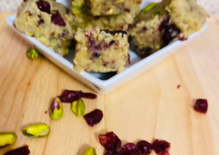 Step-by-Step Guide to Prepare Super Quick Homemade Cranberry pistachio bites