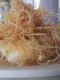 Knefe / knafe with rice pudding filling