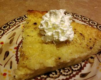 Easy Fast Cooking In a flash shortcut coconut custard pie Delicious Perfect