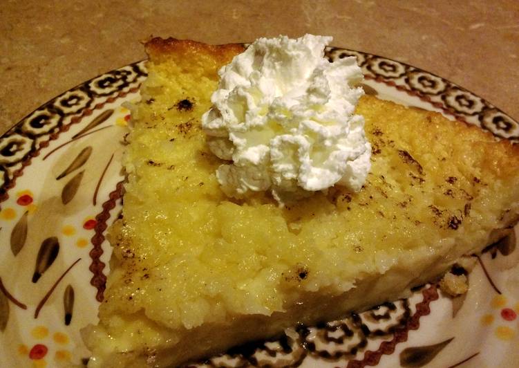 How to Cook Perfect In a flash, shortcut coconut custard pie