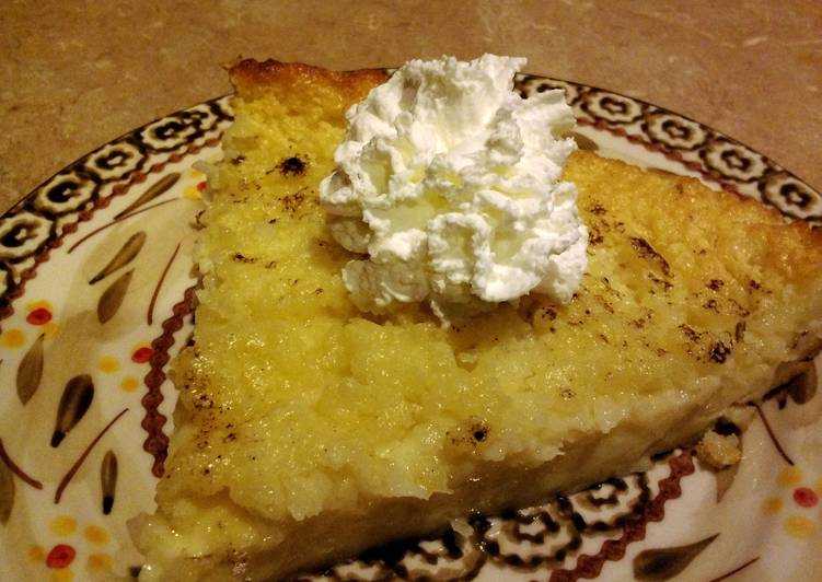 Steps to Make Speedy In a flash, shortcut coconut custard pie