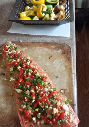 A picture of Stone BBQ Salmon.
