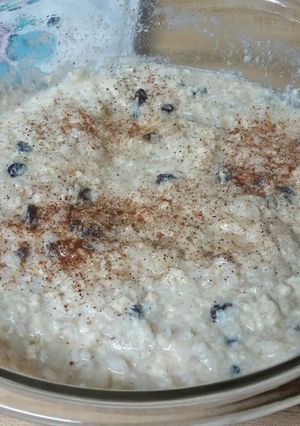 A picture of Microwave Old Fashioned Rice Pudding.
