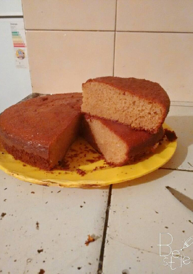 Una foto de Bizcochuelo de dulce de leche casero rápido y fácil