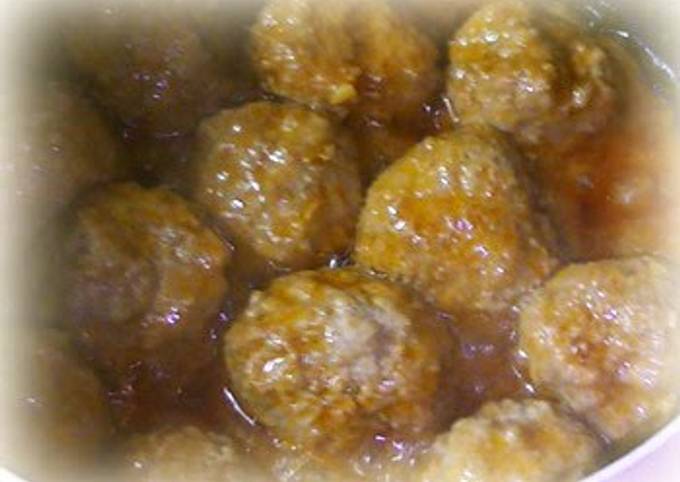 Minced Beef and Pork Meatballs