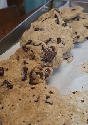 Una foto de Galletitas de avena con chips de chocolate