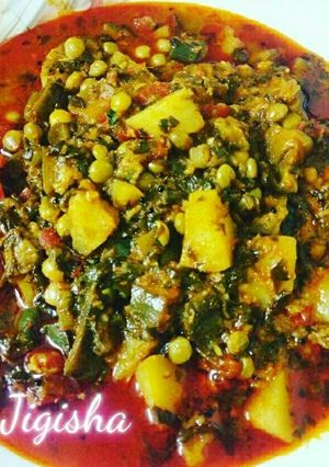 A picture of Mix vegetables sabji.