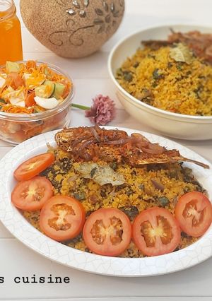 A picture of Dambun couscous.