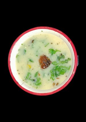 A picture of Kadhi Pakora.