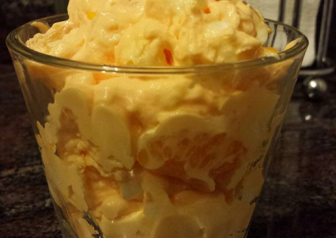 Recipe of Super Quick Homemade Orange Fluff Jello Salad