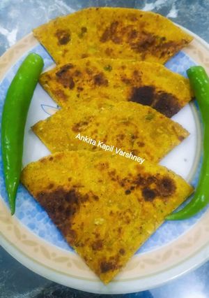 A picture of Tofu Stuffed Paratha.