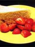 Ricotta-Orange Pound Cake with Prosecco Strawberries by Giada de Laurentiis
