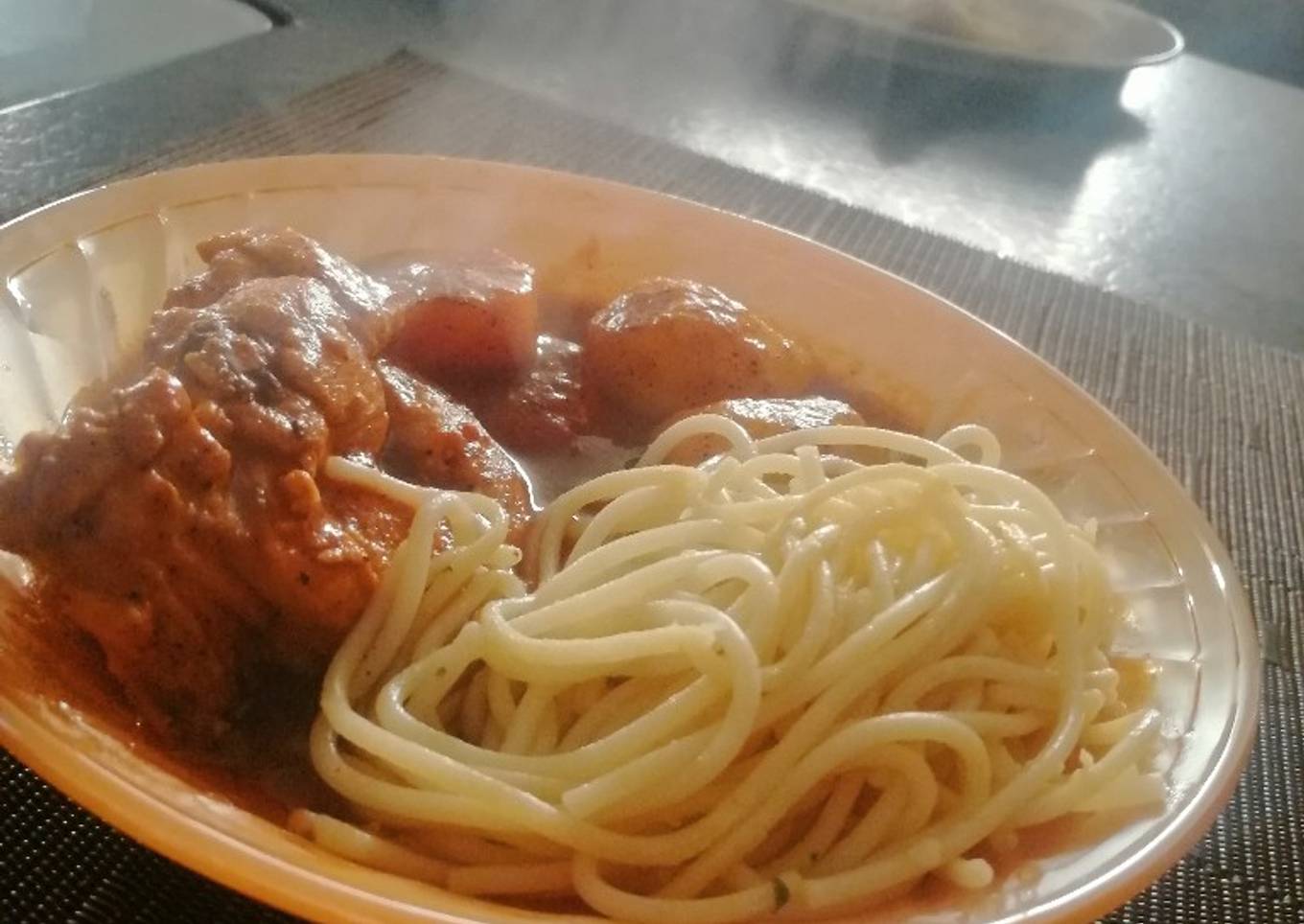 Pollo guisado fácil y rápido