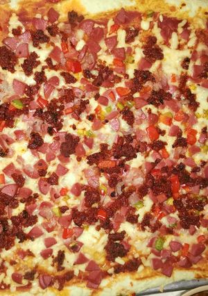 Una foto de Pizza