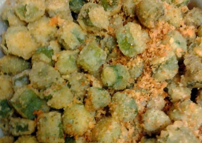 Recipe of Jamie Oliver fried okra