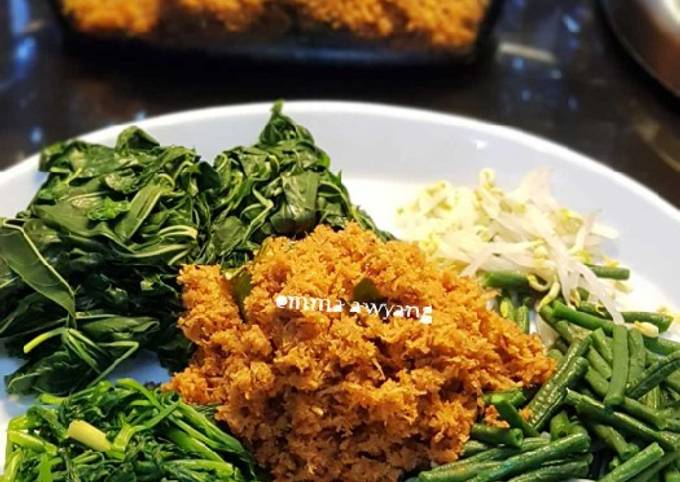 Cara Memasak Urap sayur simple ala mamaku Untuk Jualan