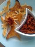 Vickys Ghastly 'Ghostinis' with Bloody Tapenade