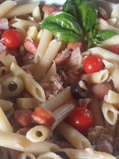 A picture of Pasta salad.