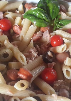 A picture of Pasta salad.