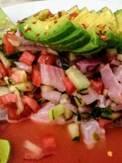 Una foto de Entrada de ceviche de pescado