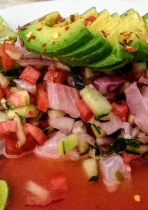 Una foto de Entrada de ceviche de pescado