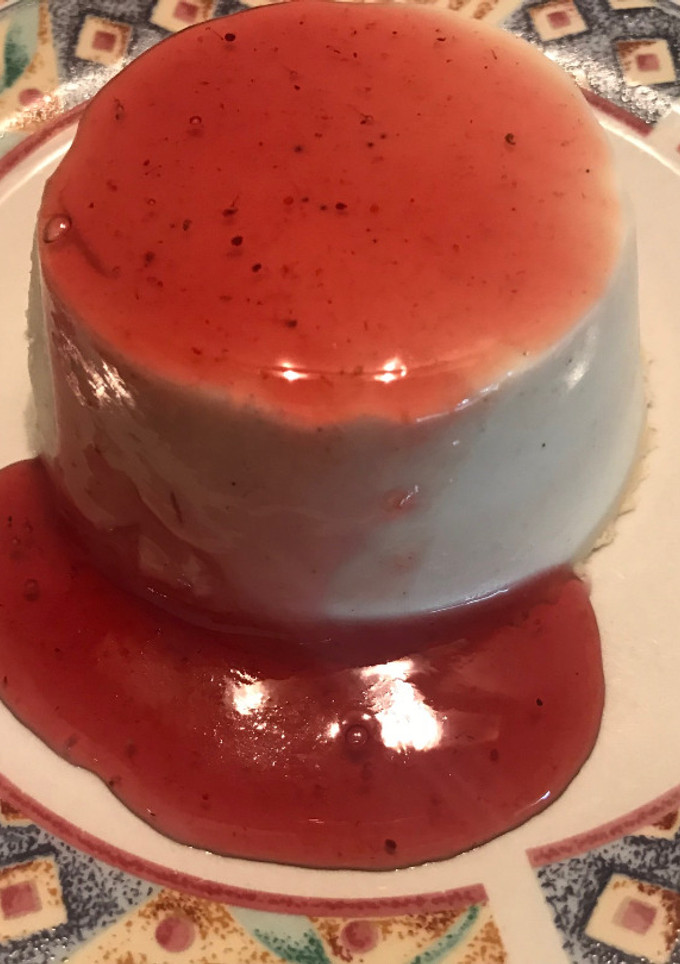 Una foto de Panna cotta