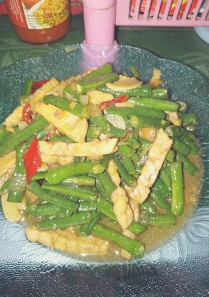 Foto resep Tumis kacang panjang